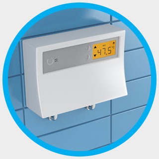 Tankless Water Heater with Temperature