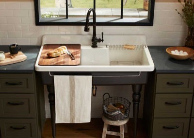 rustic kitchen sink with bread and food in Jacksonville, FL